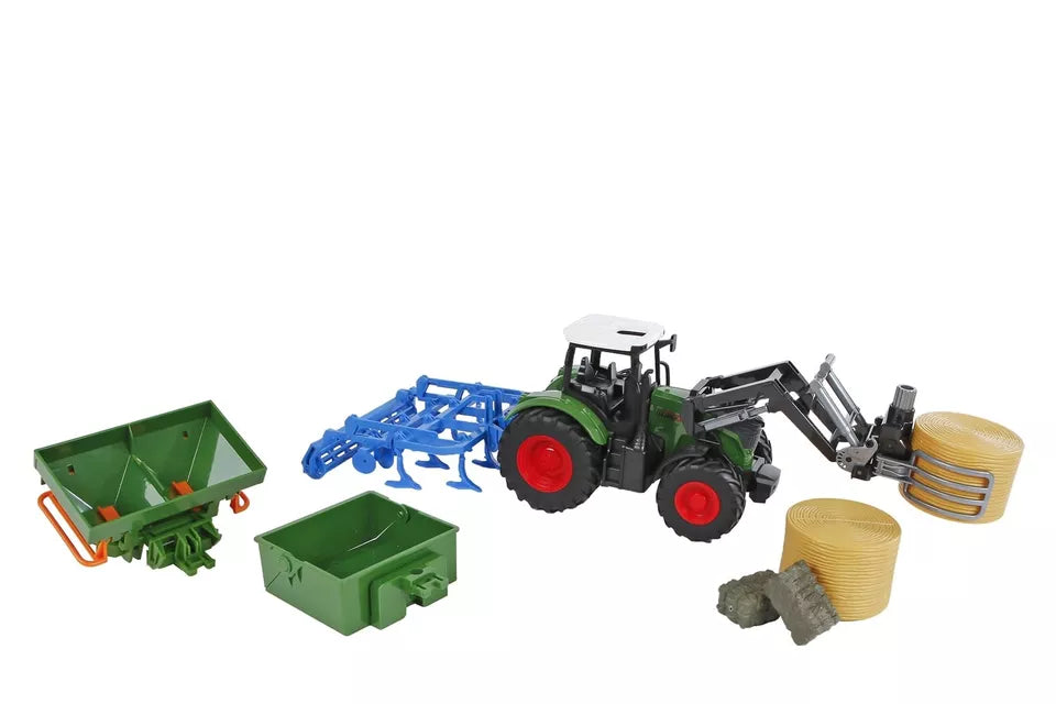 1:24 Scale Tractor Set With Accessories