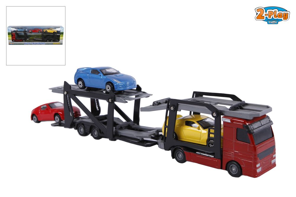 2-Play Car Transporter with 3 Cars