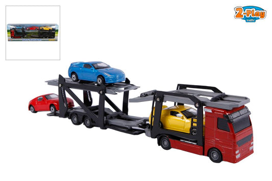 2-Play Car Transporter with 3 Cars