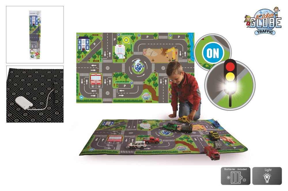 Kids Globe Traffic Mat - City