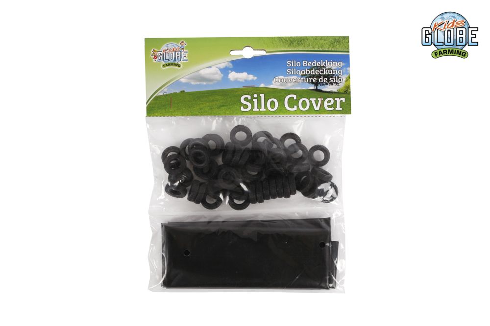 Kids Globe Farming Slot Silo Cover & Tyres 1:32