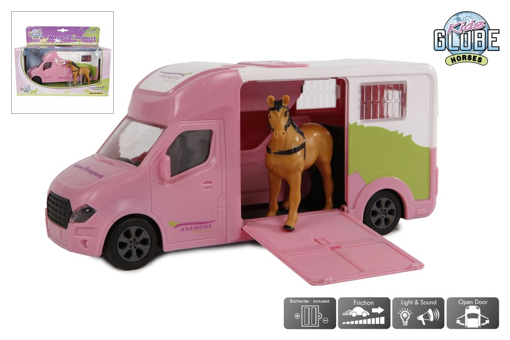 KIDS GLOBE ANEMONE HORSE TRUCK (PINK)