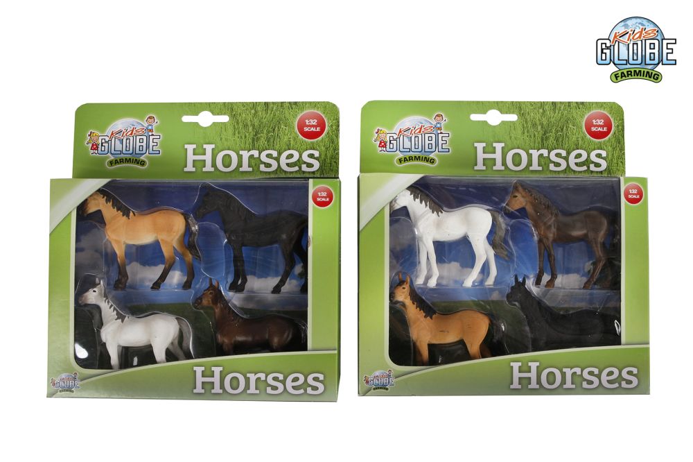 HORSES - 4 PIECES