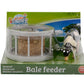 KIDS GLOBE FEEDER RING WITH ROUND BALE AND COW 1:32