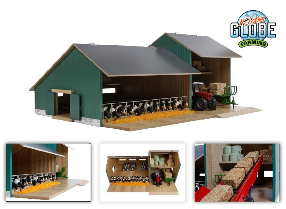 WOODEN CATTLE AND MACHINERY SHED