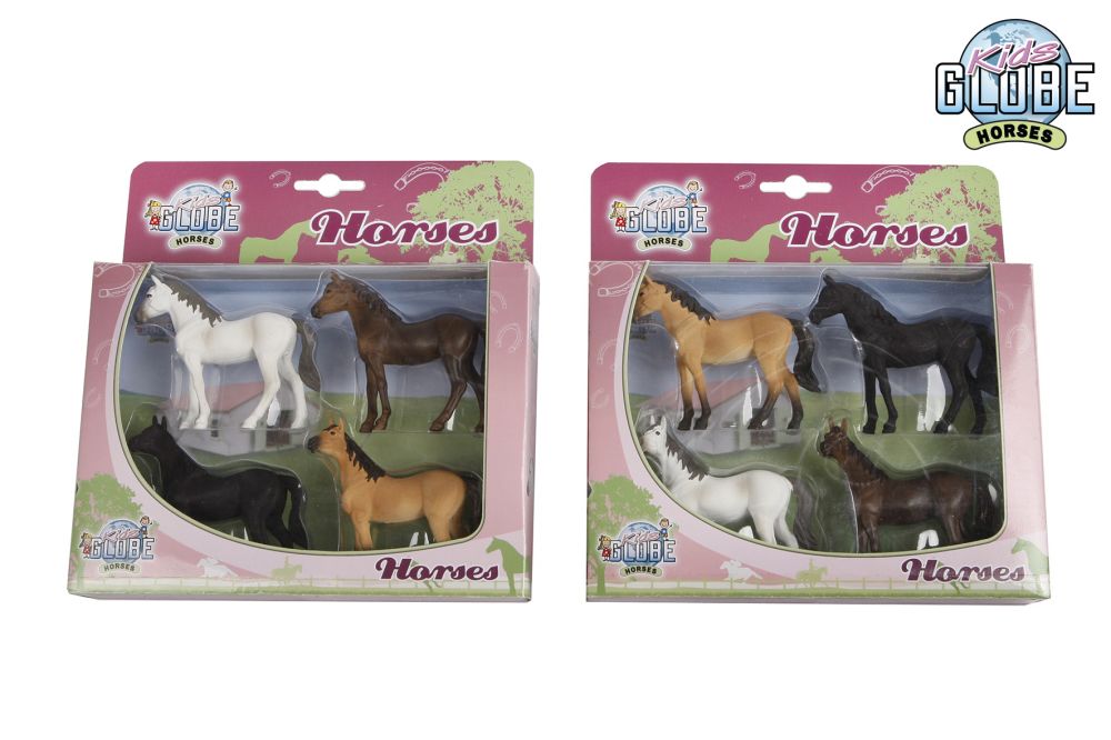 HORSES - 4 PIECES